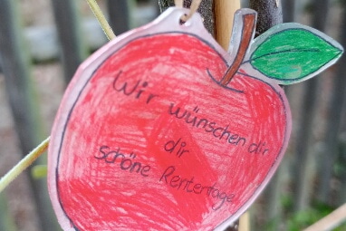 Ein gelungener Abschied von Kitaleiterin in den Ruhestand