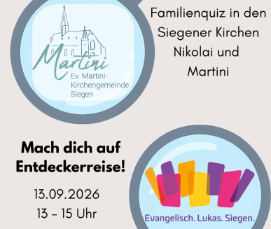 Mach dich auf Entdeckerreise - in der Martini- und Nikolaikirche