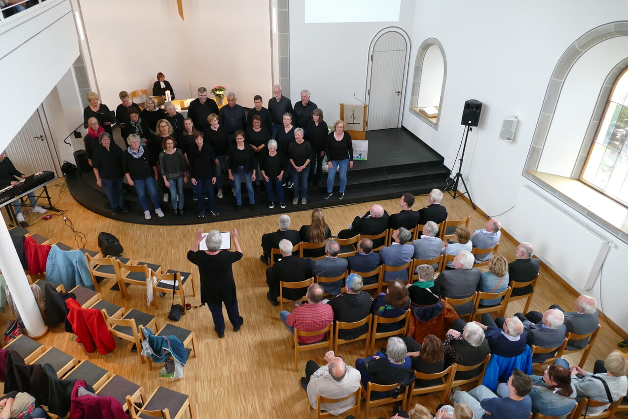 Der Gospelchor Voices of Joy trat auf.